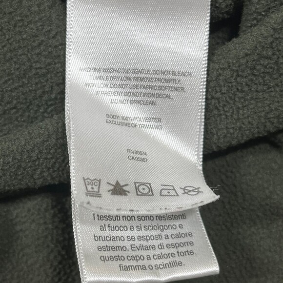 Mountain Hardwear Sweatshirt Men’s Medium Green Fleece Microchill 1/4 Zip Jacket - Picture 7 of 8